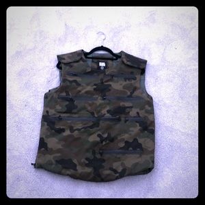 Camo green bullet proof vest